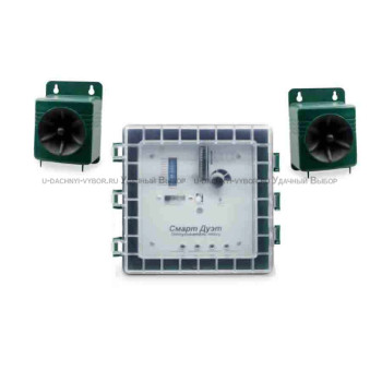 Отпугиватель птиц Смарт Дуэт с двумя динамиками (аналог прибора Bird Gard Pro Plus с дополнительным ультразвуковым сигналом) 