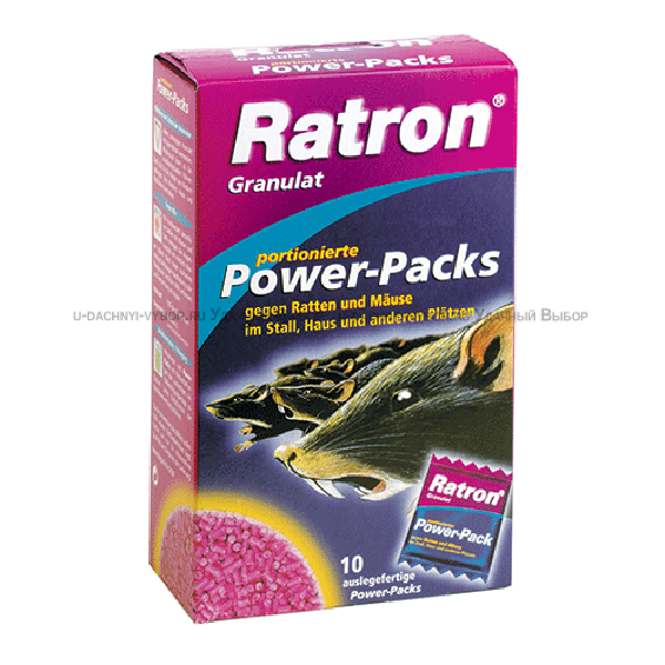 Яд для крыс "Ratron" (гранулы 10*40 г.)