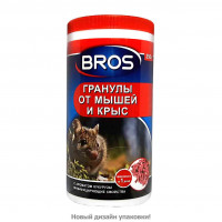 Отрава от крыс и мышей Bros Гранулы 250 г (с дозатором)