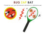 Ракетка для уничтожения летающих насекомых BUG ZAP BAT