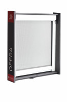 Рулонная москитная сетка на окно с вертикальным сдвигом OPERA