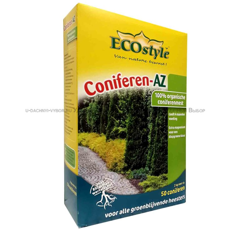 Удобрение для хвойных и вечнозеленых растений "Ecostyle" (Экостаил гранулы) 2кг