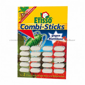 Удобрение-палочки от вредных насекомых для растений &quot;Etisso&quot; 20шт. (Combi-Sticks) 