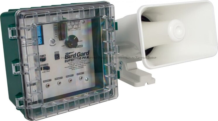 Биоакустический отпугиватель птиц Bird Gard Super Pro PA (1 динамик)